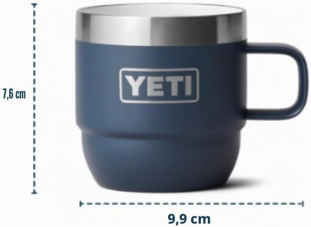 YETI Rambler Stapelbare Tasse Mit DuraSip Keramikbeschichtung, Tropical Pink, 2 Pack 6 oz (177 ml),