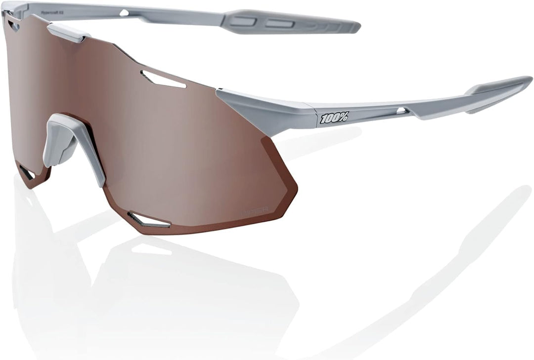100% HYPERCRAFT Fahrradbrille, Schwarz, Orange/Rot, XS