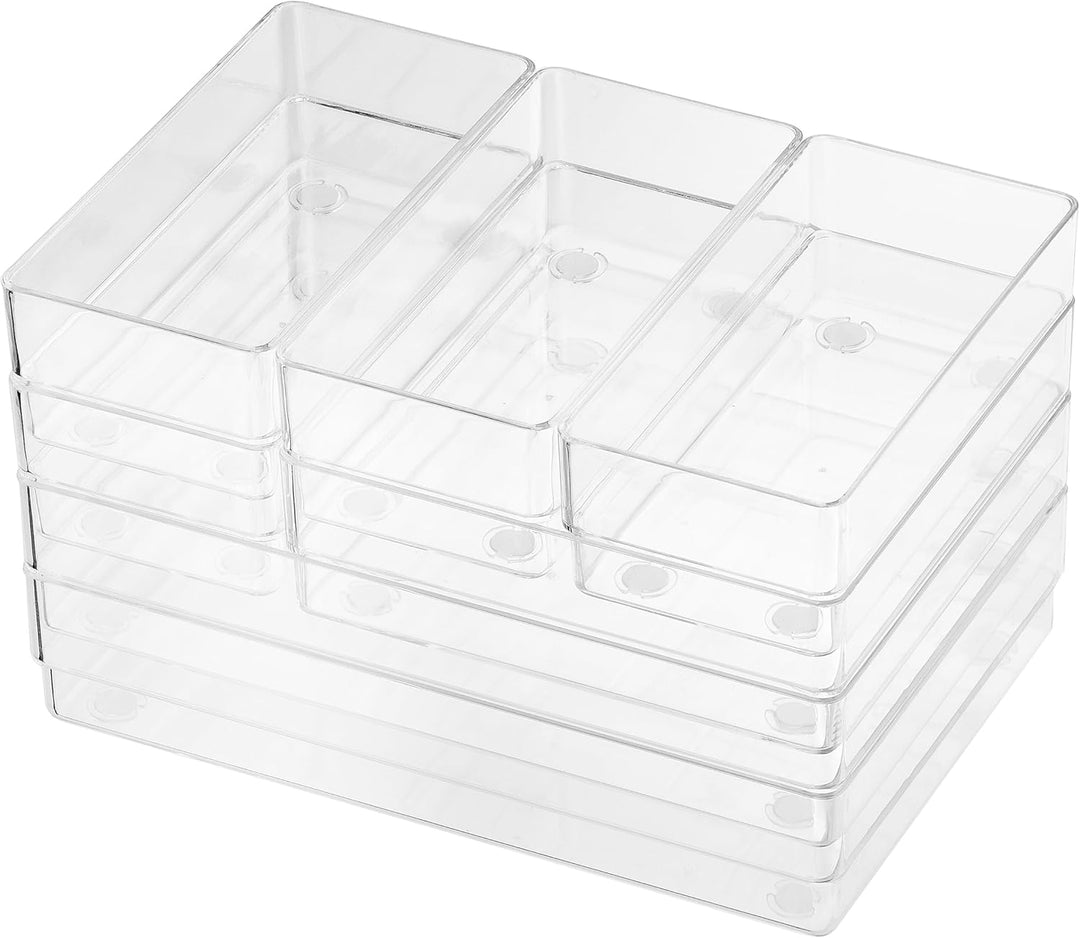 helit H6130002 - Schubladen Organizer the organizer, 13-teilig, transparent, Aufbewahrungsbox