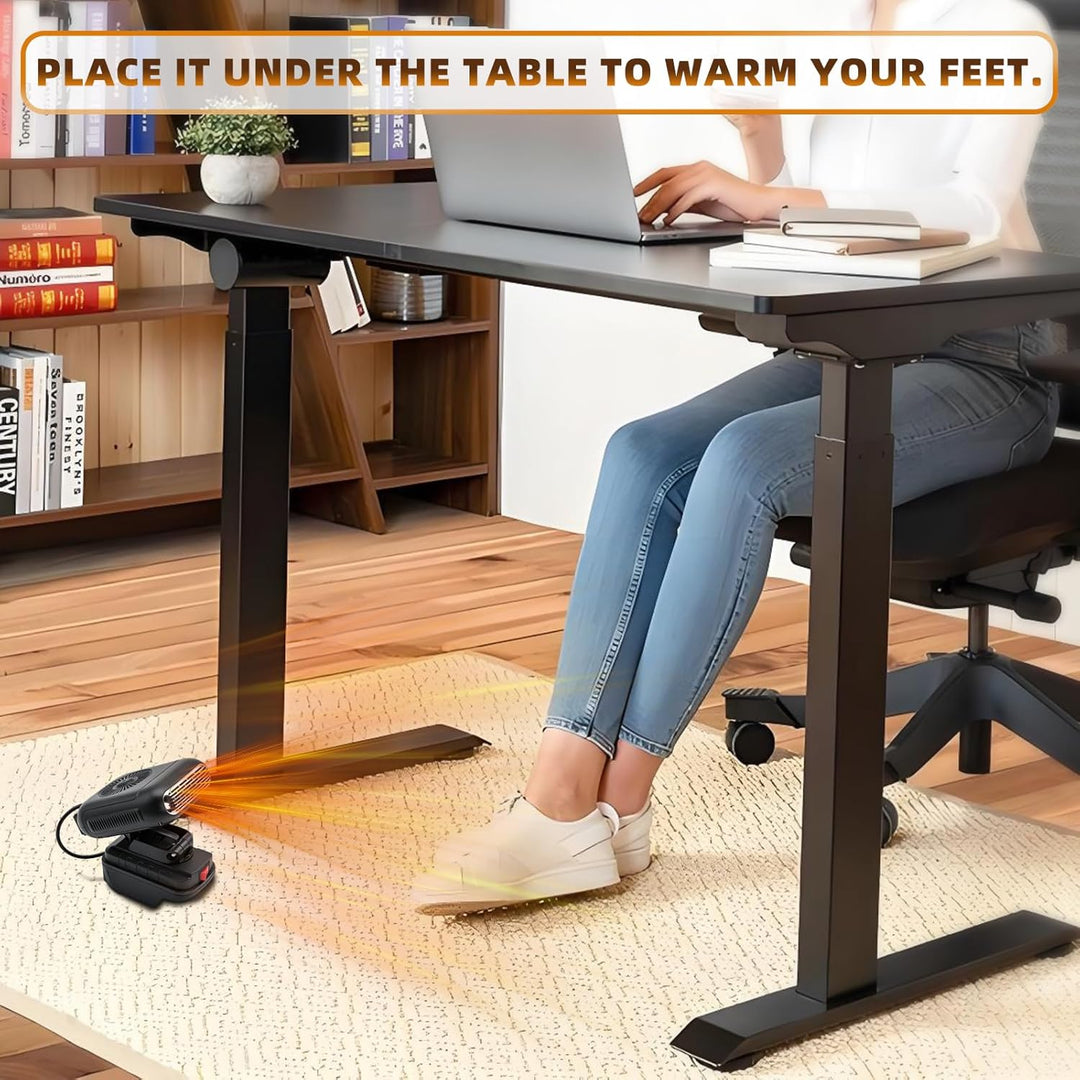 240 W Tragbarer Mini-Heizlüfter mit USB-Anschluss, schnell aufheizend und leise, ideal für Büro, Zuh