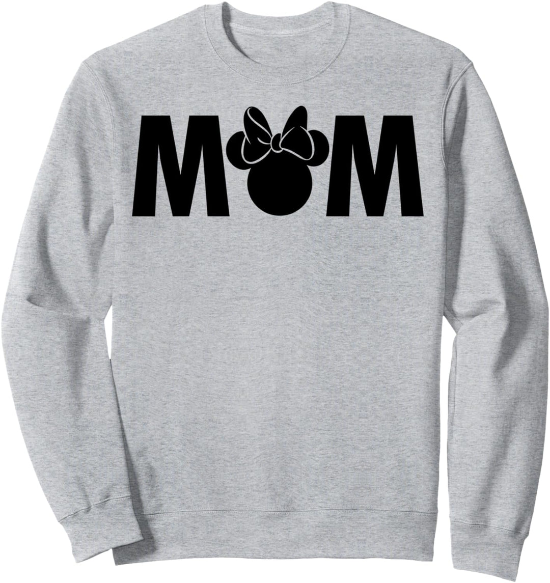 Disney Mickey And Friends Minnie Mom Text Sweatshirt