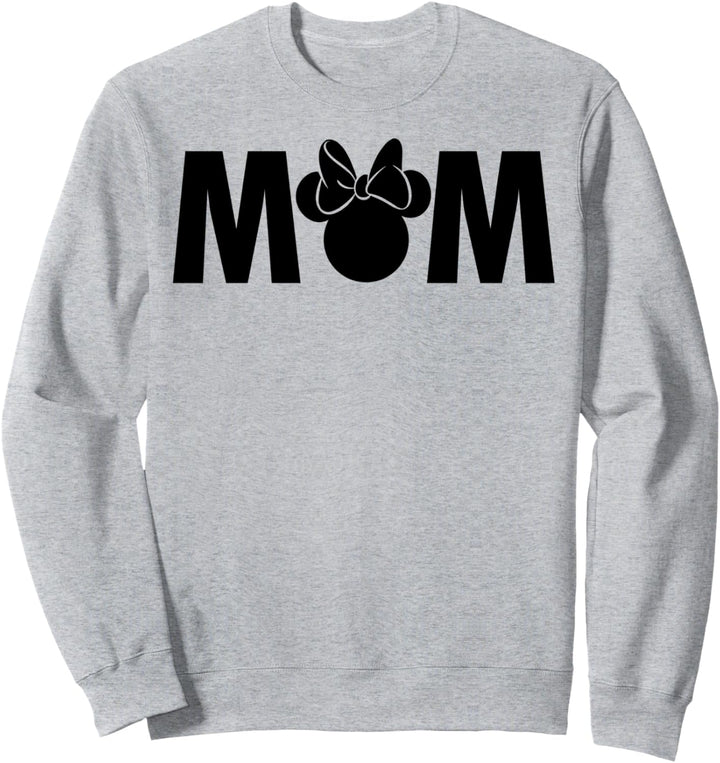 Disney Mickey And Friends Minnie Mom Text Sweatshirt