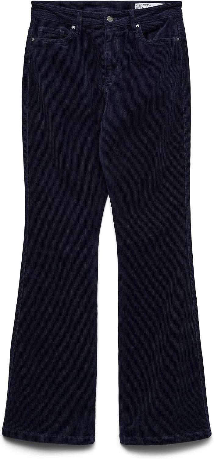 VERO MODA Female Hose VMSIGA Hohe Taille Cordhose L / 32L Birch, L / 32L Birch
