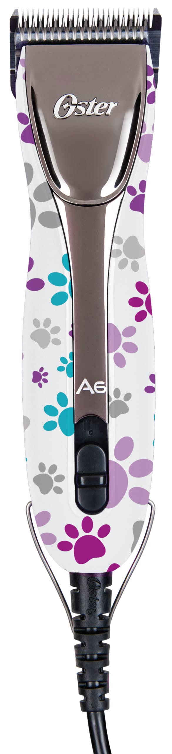 Oster Scherm. A6 slim, mit Pfotendruck, gummierter Griff, Pfotendruck