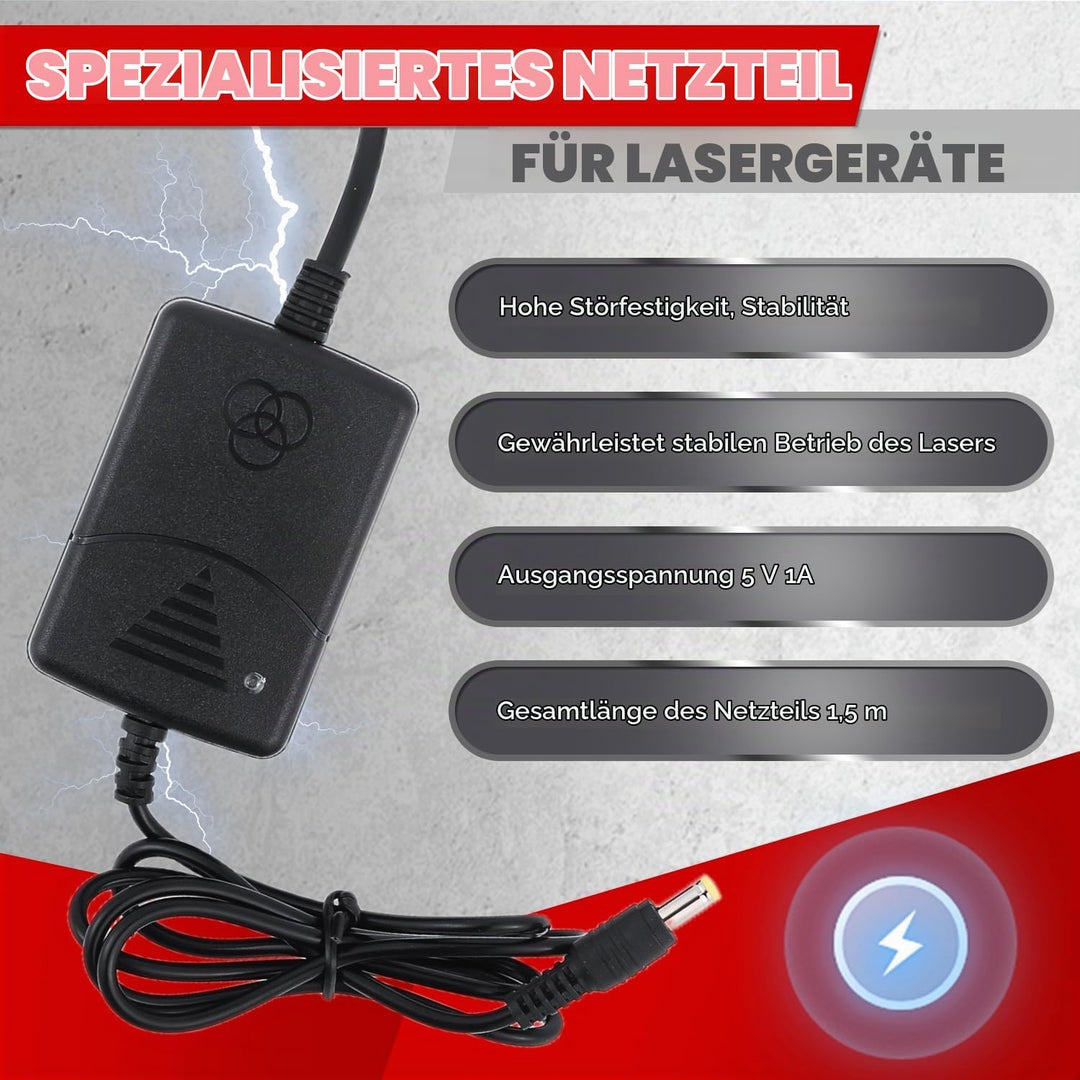 CGOLDENWALL Laser-Positionierlicht 635nm, mit Universalhalterung, Arbeitsbereich 8-10m, zur Position