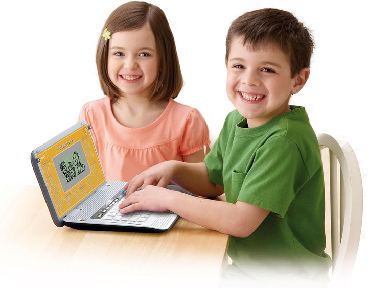 VTech Schulstart Laptop E – Lerncomputer mit 160 Lernspielen in Deutsch und Englisch – Zum Lernen vo