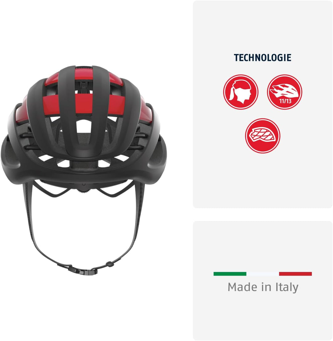 ABUS Rennradhelm AirBreaker - High-End Fahrradhelm für den professionellen Radsport - für Jugendlich