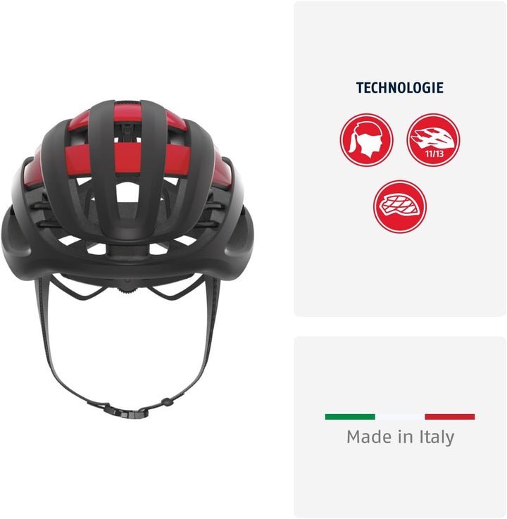 ABUS Rennradhelm AirBreaker - High-End Fahrradhelm für den professionellen Radsport - für Jugendlich