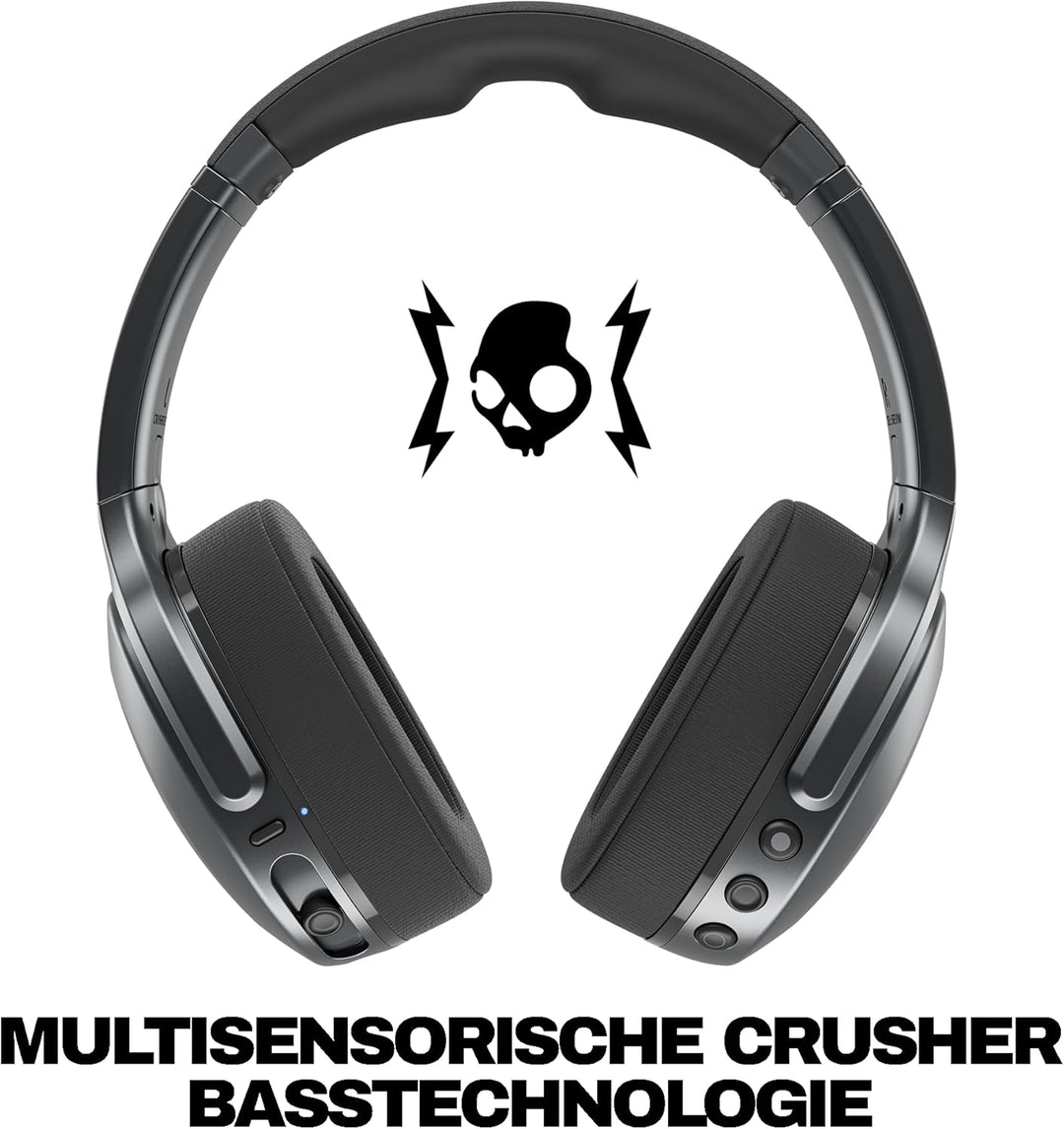 Skullcandy Crusher 540 Active Wireless Bluetooth Headphones with Multi-Sensory Bass, Noise Isolating