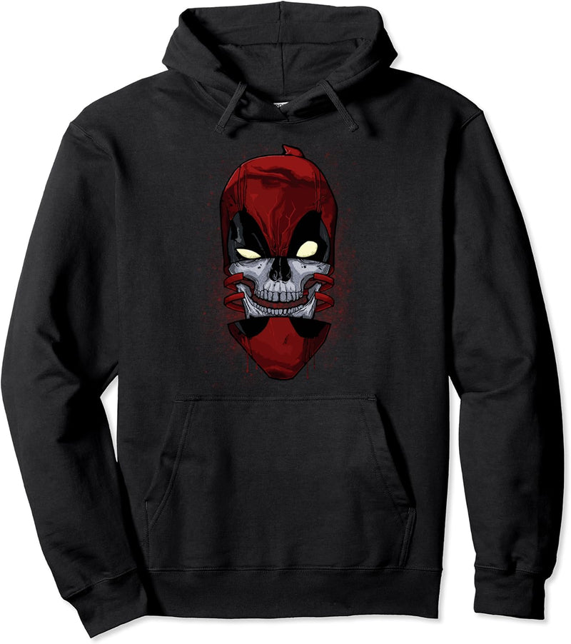 Marvel Deadpool Skull Splatter Pullover Hoodie