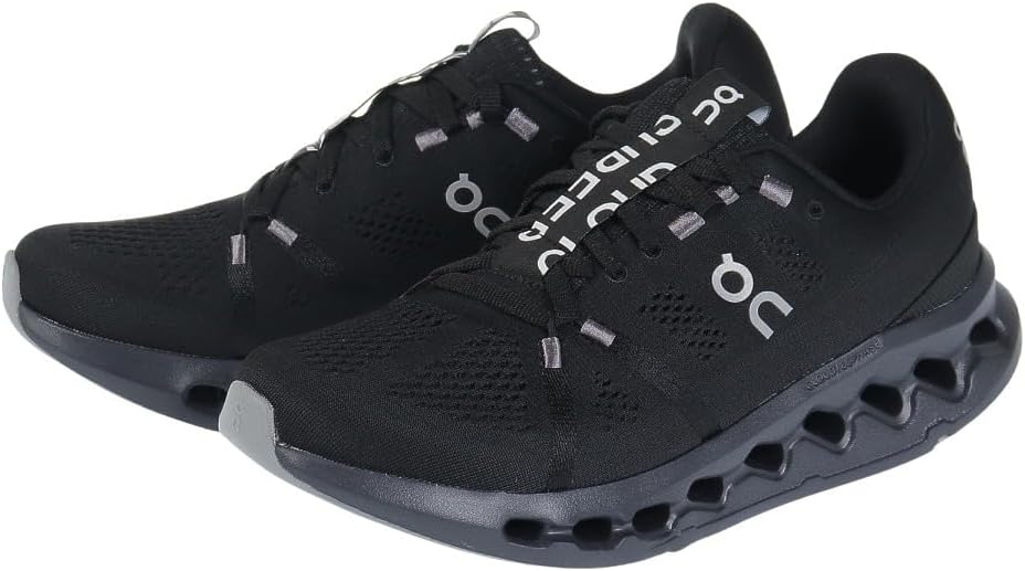 ON Herren Cloudsurfer Sneaker, 40 EU Schwarz