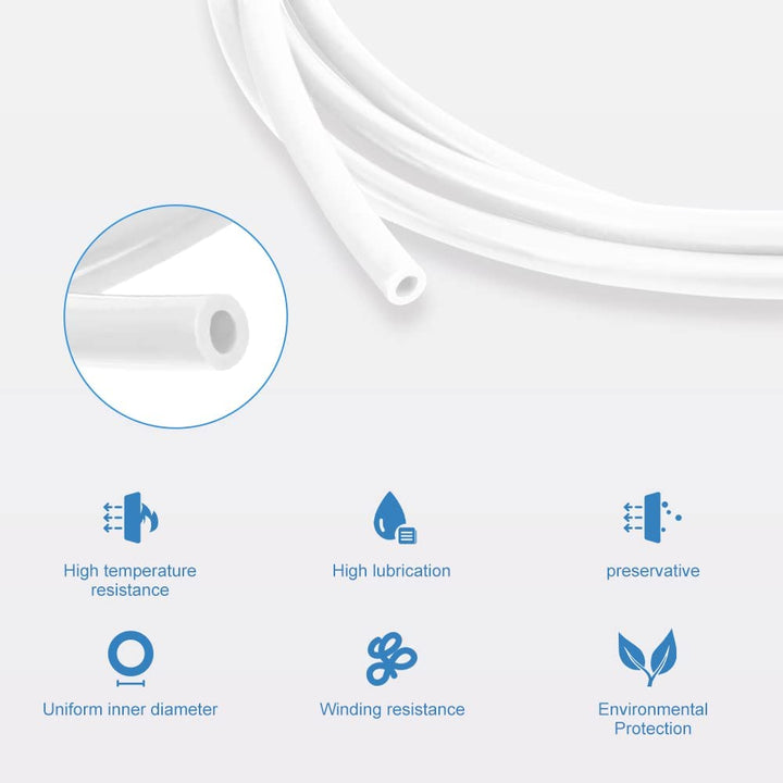 Creality Offizielle PTFE Schlauch PTFE Teflon Tube 1m Teflonschlauch Zubehör für 1.75mm Filament for
