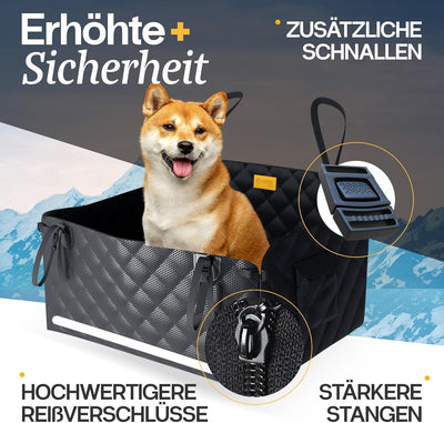 PetProved Hunde Autositz Hundesitz Auto Rückbank Wasserdicht Autositz Hund Hundeautositz Hundesitz M