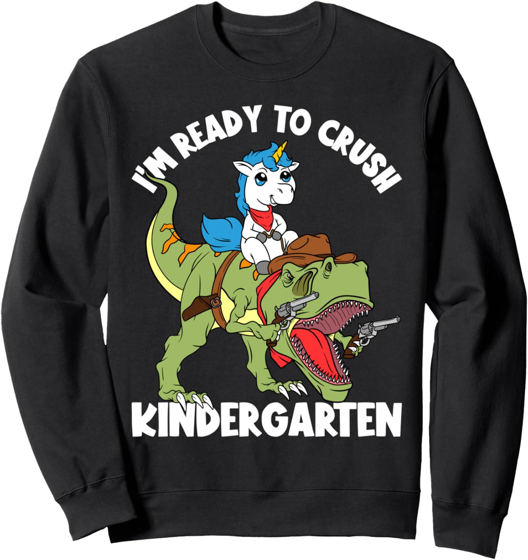 I'm Ready To Crush Kindergarten Cool Dinosaurier Back To School Sweatshirt