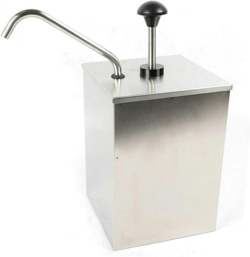 Lightakai - Edelstahl Sauce Dispenser, 4L Ketchup Mayonaise Senf Spender Saucenspender Dosierspender