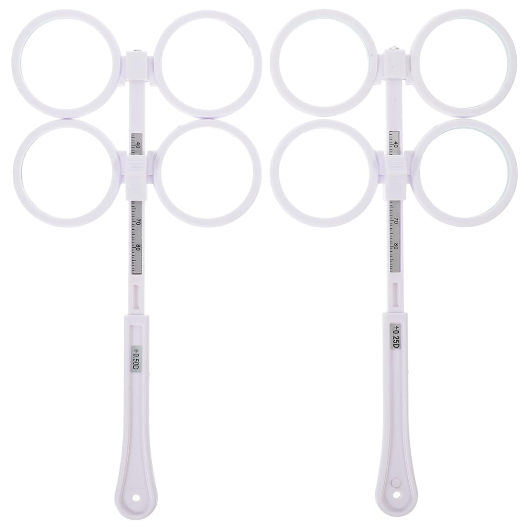 iplusmile 2 Stück Brillenausrüstung Zubehör Flipper Optometrie Optischer Testflipper Optometrieausrü