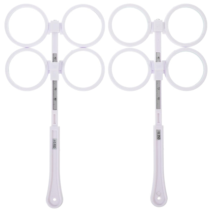 iplusmile 2 Stück Brillenausrüstung Zubehör Flipper Optometrie Optischer Testflipper Optometrieausrü