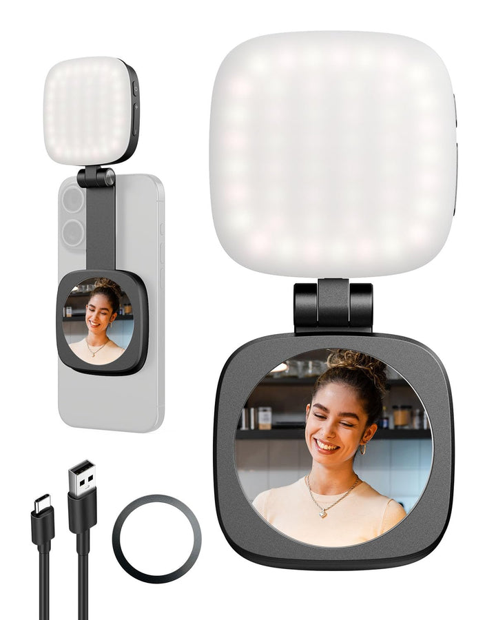 SMALLRIG Vibe P48 Mobile Phone LED Video Light Magnetisches Selfie-Licht für iPhone, Telefonlicht mi