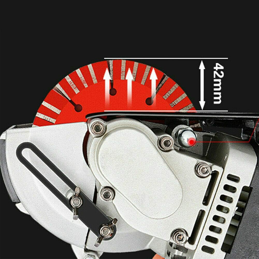 Elektrische Schlitzfräser, 4800W Mauernutfräse Schlitzfräse Wand Chaser Maschine Wandschlitzer Schni