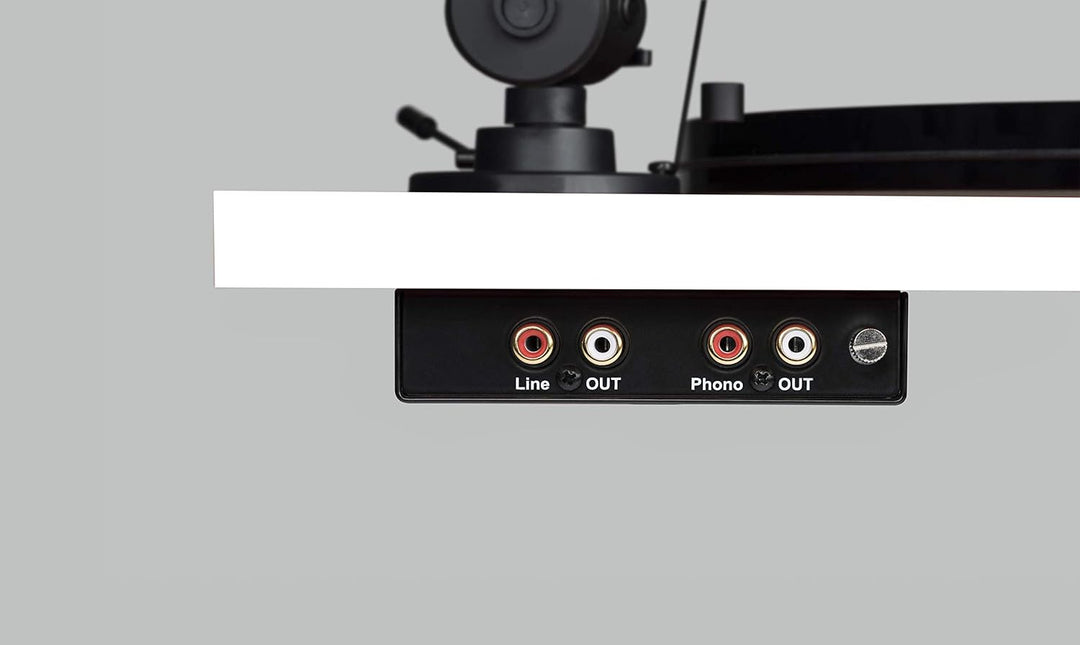 Pro-Ject Essential III HP, Audiophiler Plattenspieler mit Kopfhörerausgang, Weiss, Weiss