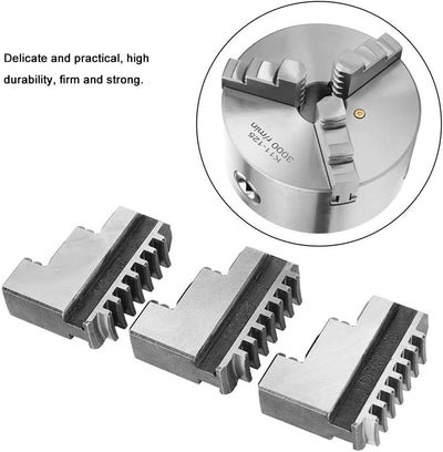 Aussen-Aussenbackenfutter, 3 Stk. K11-125 Aussenbacke 5-Zoll-Spannfutter 20CrMnTi Hochfeste Spannbac