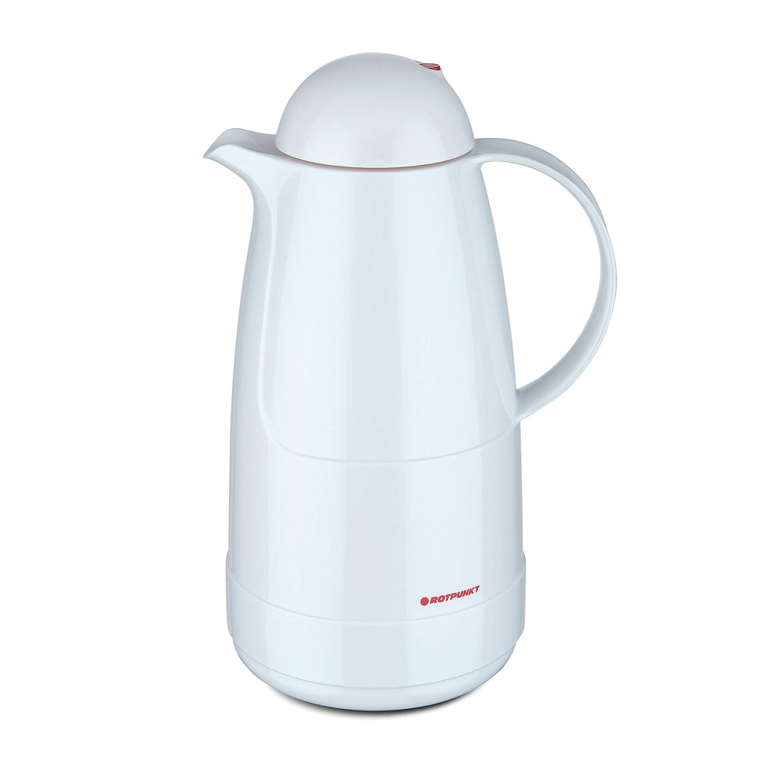 ROTPUNKT Isolierkanne 215 Christine 1,5 l | Zweifunktions-Drehverschluss | BPA Frei- gesundes Trinke