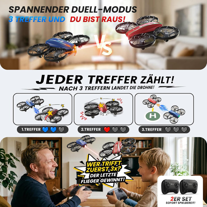 Holy Stone HS210FS Mini Drohne für Kinder mit Infrarot-Battle