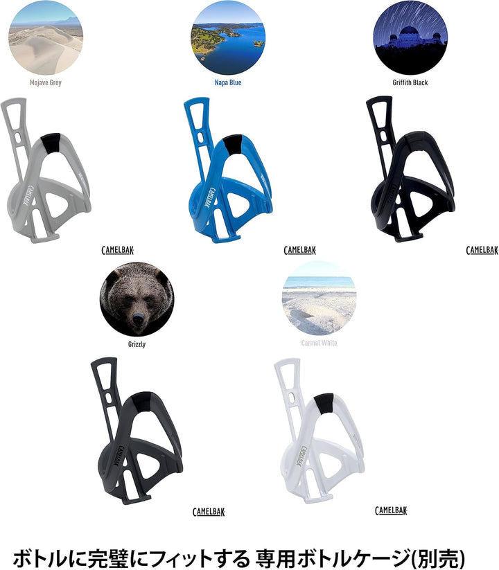 Camelbak Podium Sport-Wasserflasche, Quetschflasche, zum Laufen, Radfahren, Wandern Klar/Schwarz Kla