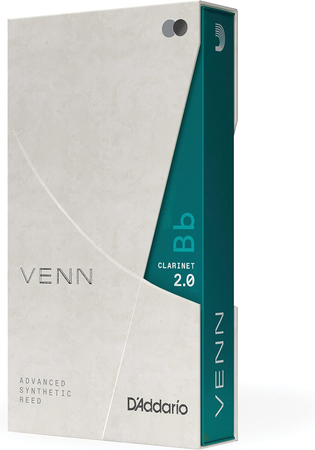 D'Addario VENN Blatt für Bb-Klarinette, G2, Stärke 2.0 Strength 2.0, Strength 2.0