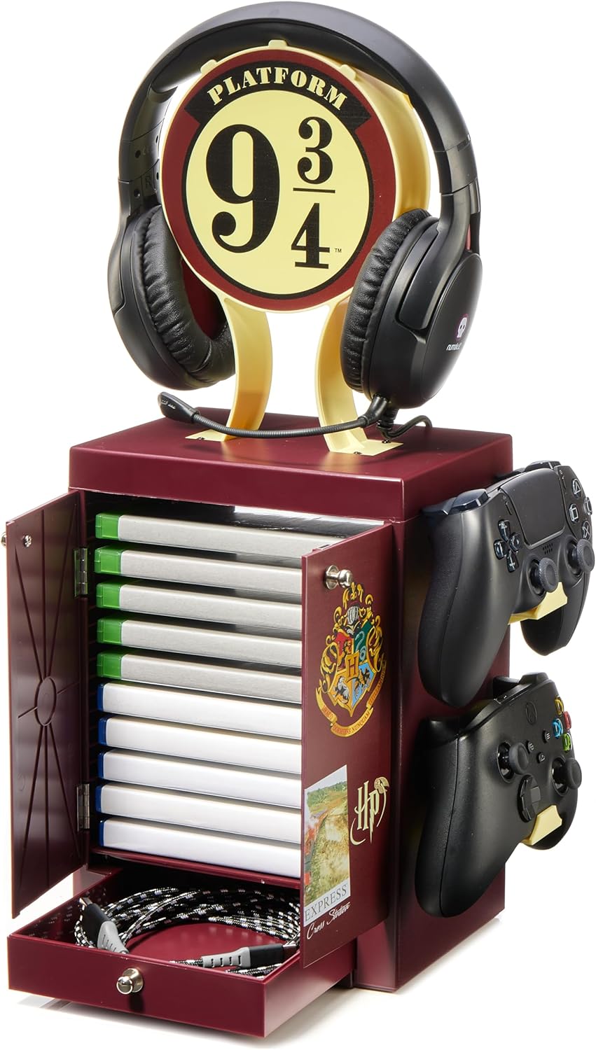 Numskull Harry Potter Platform 9 ¾ Gaming Locker – Offizieller Aufbewahrungsturm für Spiele, Control