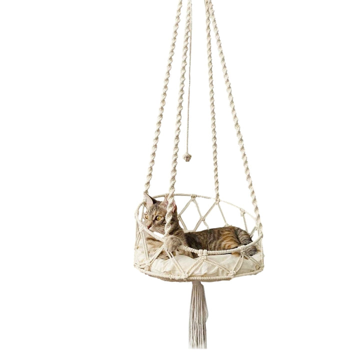 Generisch Katzenschaukel Boho, Katzenschaukel Hängematte, Hängematte Für Katzen 40x90 cm Katzen Scha