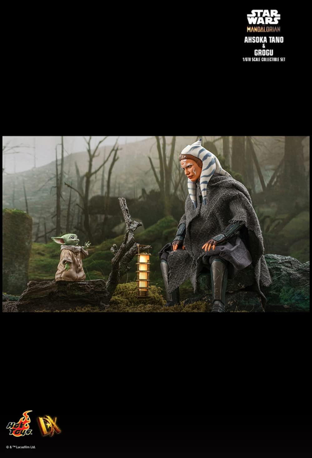 Hot Toys 1:6 Ahsoka Tano & Grogu - Star Wars: The Mandalorian, Mu;ticolor