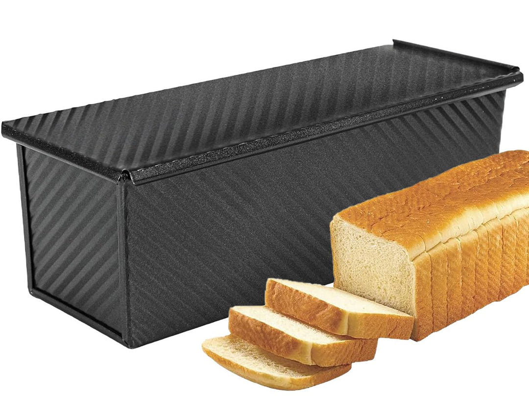 AXIM Grosse Kastenform mit Deckel, 1 kg Brotbackform, antihaftbeschichtet, Toastbox, Ziehmann, Kaste