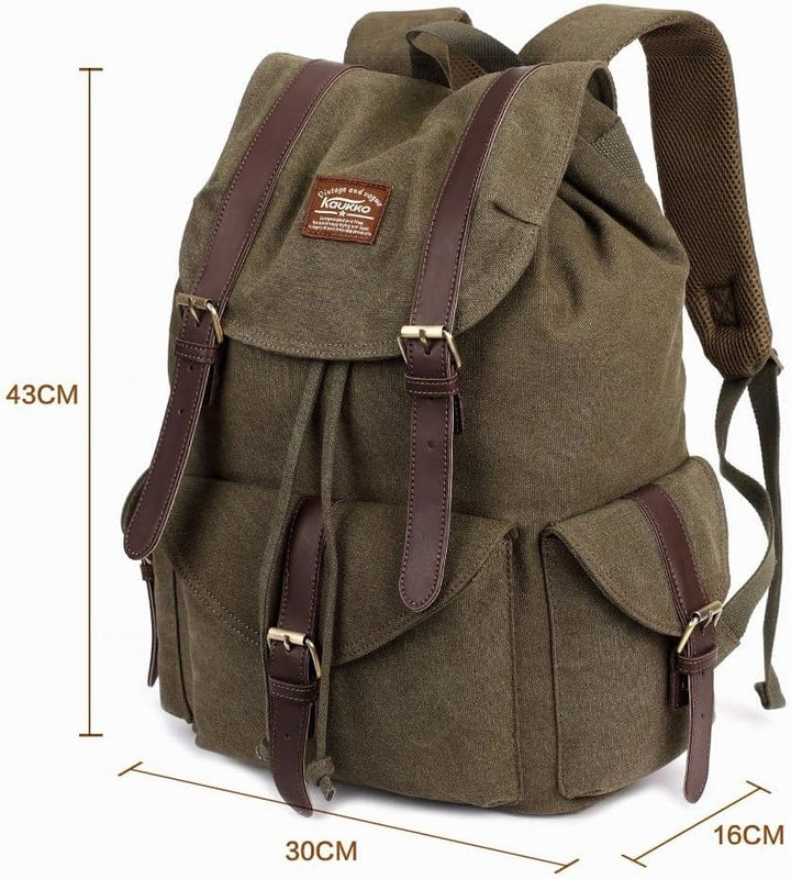 KAUKKO Ep6 Rucksack Uni Erwachsener Army Green, Erwachsener Army Green