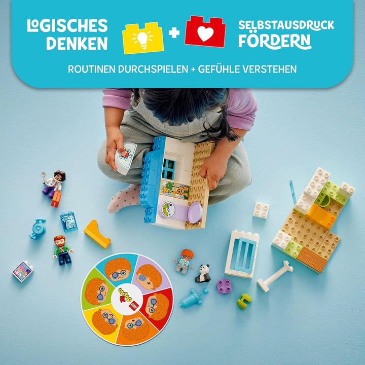 LEGO DUPLO Town Erster Arztbesuch, Bauspielzeug, Spielset zur Förderung der Feinmotorik, Geschenk fü