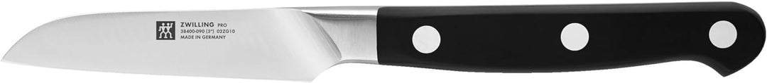 ZWILLING Pro Gemüsemesser, Klingenlänge: 10 cm, Rostfreier Spezialstahl, Kunststoffgriff, Schwarz