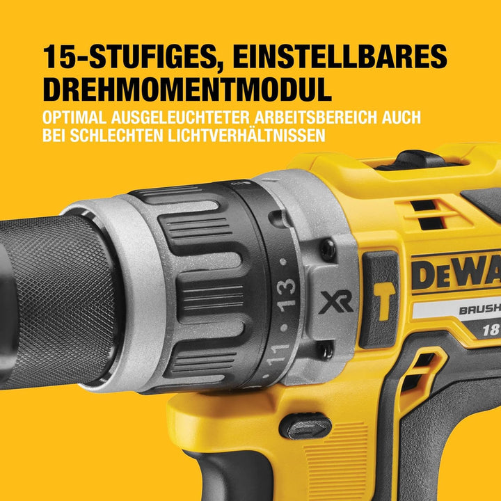 Dewalt 18 Volt Akku Schlagbohrschrauber DCD796P2 (Bürstenloser Motor, 2-Gang Vollmetallgetriebe, max