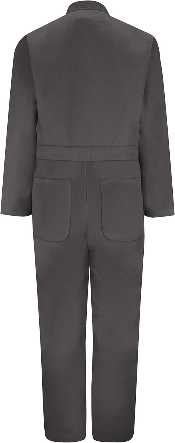 Red Kap Herren-Overall, langärmelig, Twill - grau