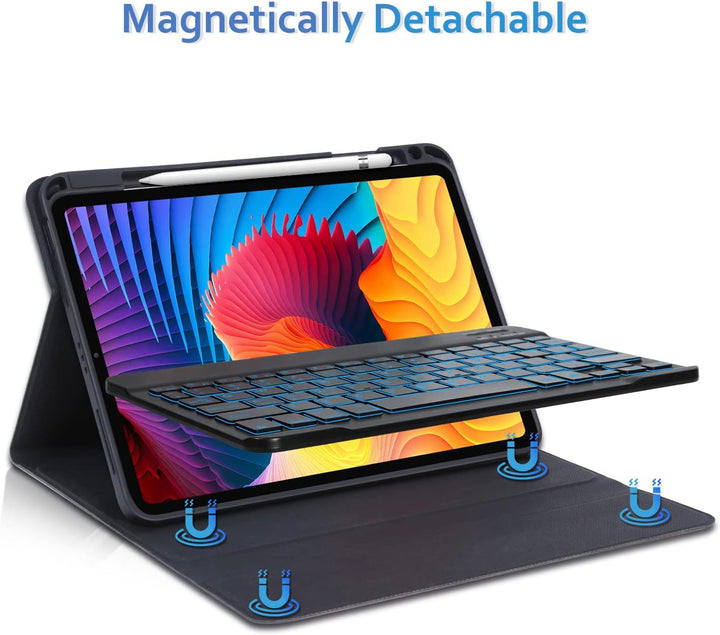 KOOCHUWAH Tastatur Hülle Kompatibel mit iPad Air 5/4 10.9 2022/2020, iPad Pro 11 (3/2/1Gen), Bluetoo