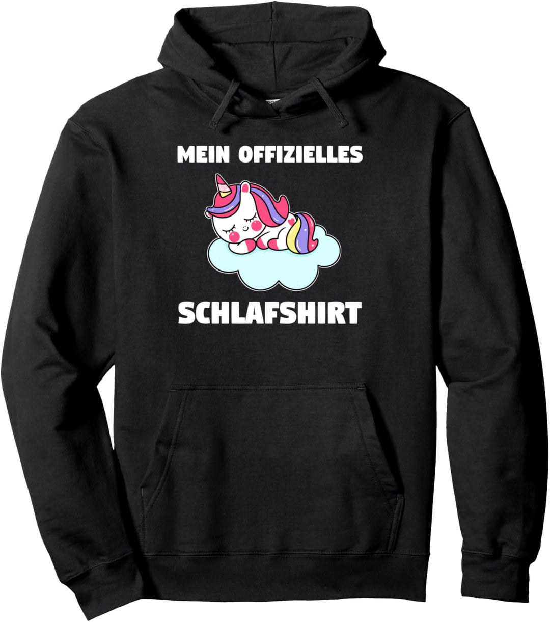 Schlafshirt Einhorn Schlafanzug Nachthemd Pullover Hoodie