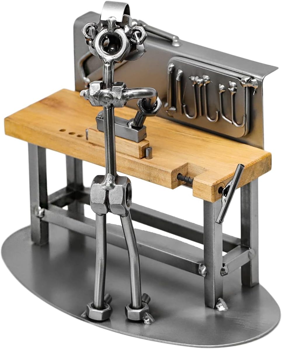 metalman24 Schraubenmännchen Tischler Schreiner I Handarbeit I Geschenkidee I Metallfigur I Metallmä