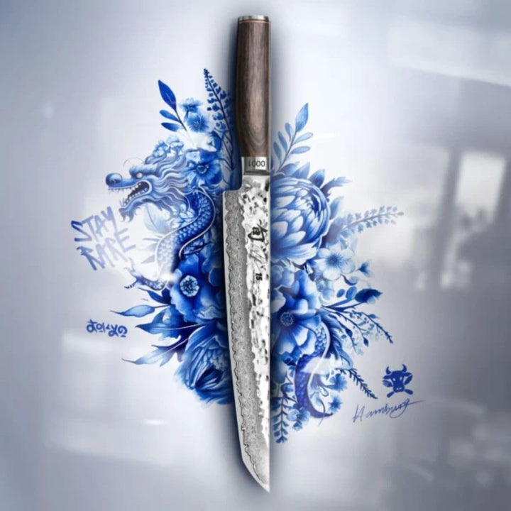 KAI Shun Premier TDM-1785 Tantō Kochmesser, Limitierte Jubiläumsedition, VG MAX Damaszenerstahl, Pak