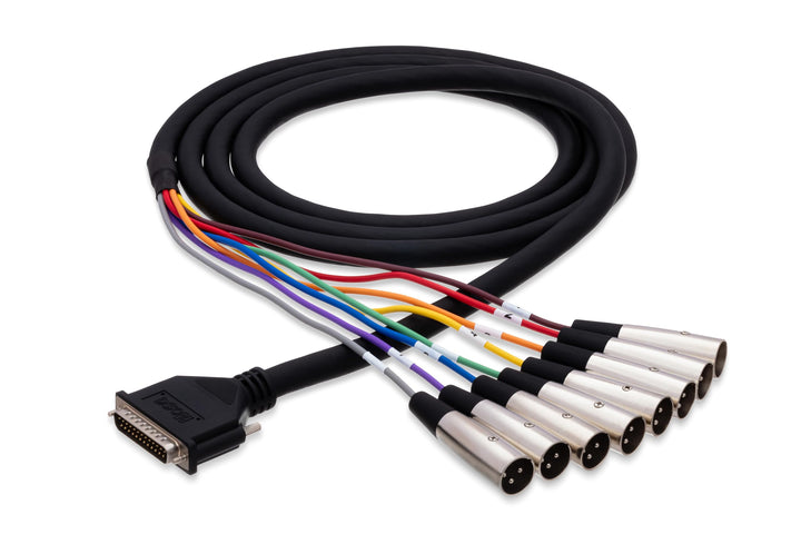 Hosa DTF-805, Balanced Snake, XLR3F to DB25, 5 m 16.4 Feet, 16.4 Feet
