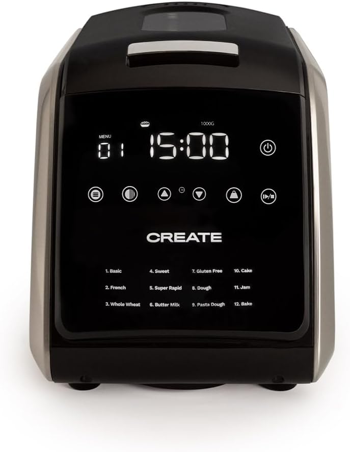 CREATE /CHEF BREAD/Automatischer Brotbackautomat 850W / 12 Programme, LCD-Display, programmierbar 15