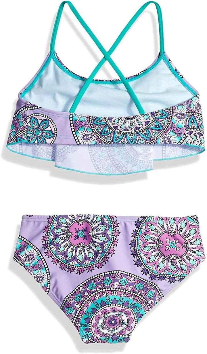 Kanu Surf Damen Willow V-Neck Bikini Beach Sport 2-Piece Swimsuits Bikini-Set 5 Jasmine Purple, 5 Ja