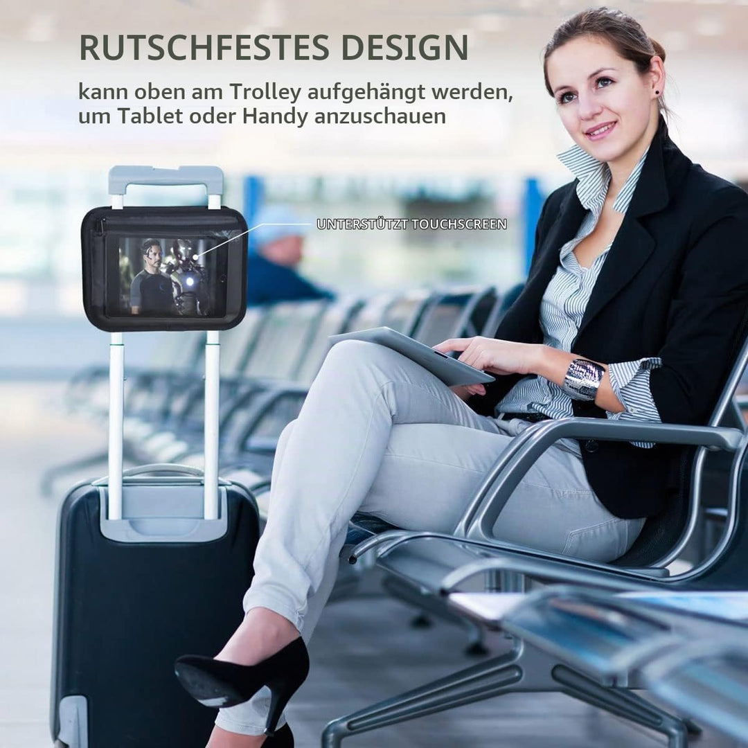 simpletome 4 In 1 Gepäck Becherhalter Reise-Getränkehalter Hält Zwei Umhängetasche Kaffeetassen &amp; Ta