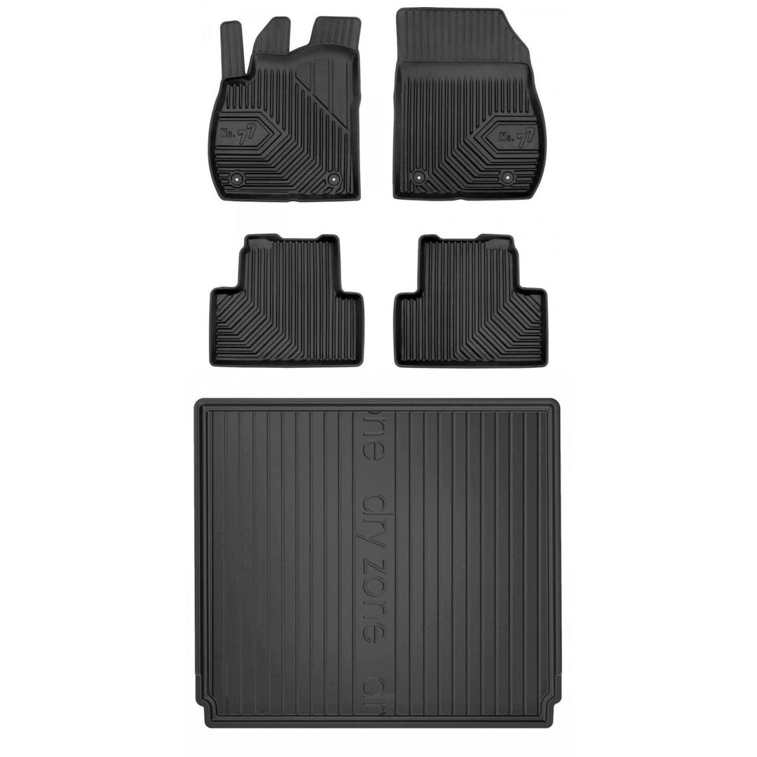 Satz Fussmatten und Gummimatte für OPEL Zafira C 2012-2019
