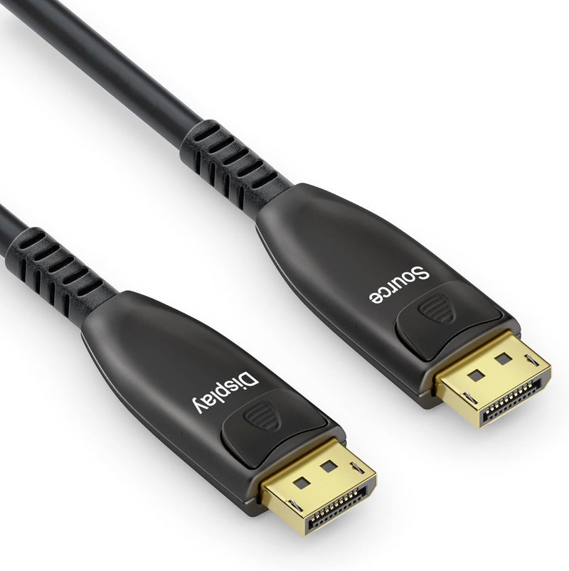 conecto DisplayPort 8K Glasfaser Premium AOC Extender Kabel, Hybridkabel (Glasfaser/Kupfer), schwarz