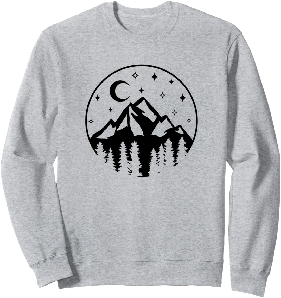 Wandern in den Bergen Natur Wildtiere Sweatshirt