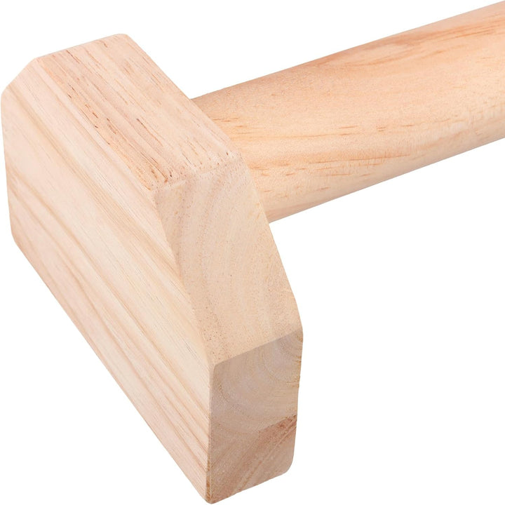 2 Stück Liegestützgriffe Holz, 25 x 13 x 9,5 cm Calisthenics Equipment Holz mit 2 Rutschfesten Bände